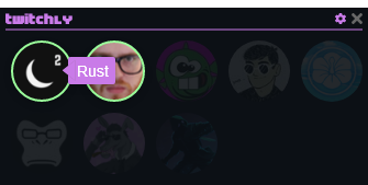 Mockup of Twitchly